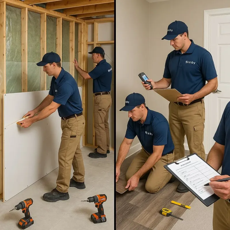 Repairs and Reconstruction process in Plain City, UT